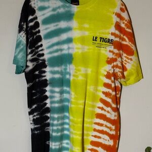 Le Tigre Multicolor Tie-Dye Short Sleeve Tee